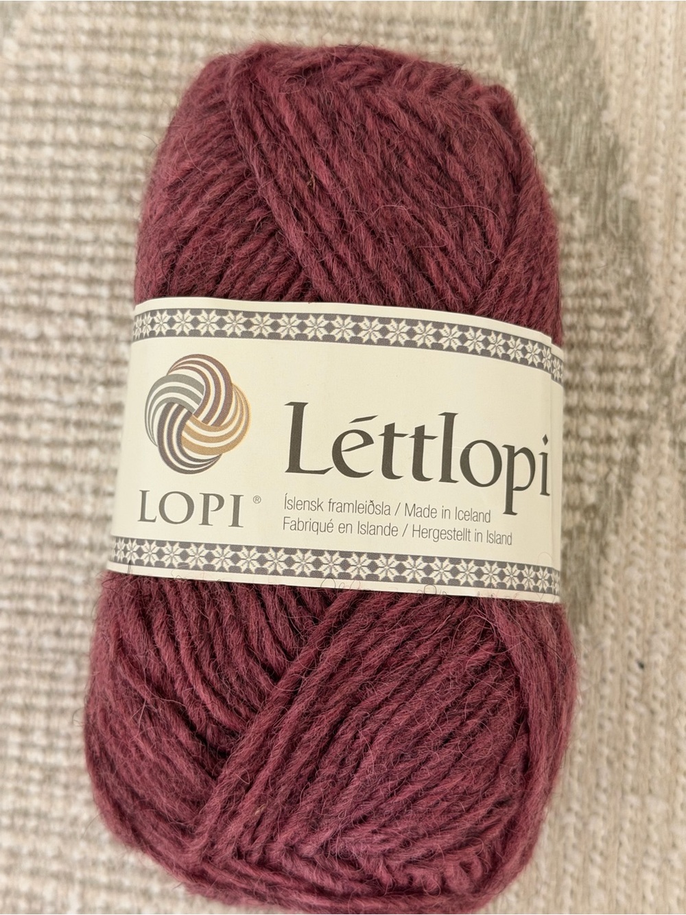 2-pk 100% Icelandic Wool Yarn -  Lopi Lettlopi Crochet Discontinued 9428